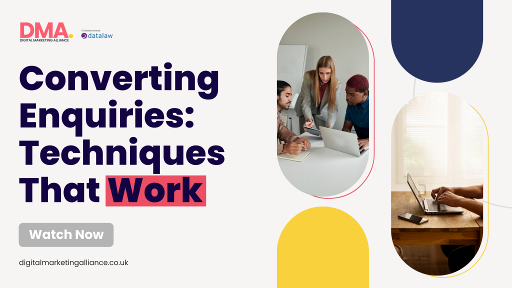 Free online training marketing thumbnail for converting enquiries course